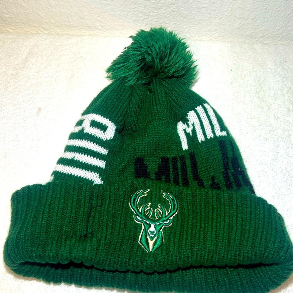 Milwaukee Bucks Hardwood Classics beanie/ hat green NBA Basketball